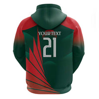 Bangladesh Cricket Custom Zip Hoodie The Tigers Mascot with Sporty Style - Wonder Print Shop