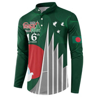 Bangladesh 16 December Victory Day Button Sweatshirt Jatiyo Sriti Shoudho with Sun LT9 - Wonder Print Shop