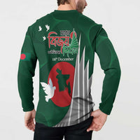 Bangladesh 16 December Victory Day Button Sweatshirt Jatiyo Sriti Shoudho with Sun LT9 - Wonder Print Shop