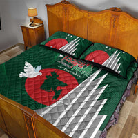 Bangladesh 16 December Victory Day Quilt Bed Set Jatiyo Sriti Shoudho with Sun - Wonder Print Shop
