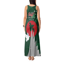 Bangladesh 16 December Victory Day Tank Maxi Dress Jatiyo Sriti Shoudho with Sun - Wonder Print Shop
