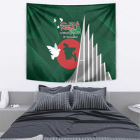 Bangladesh 16 December Victory Day Tapestry Jatiyo Sriti Shoudho with Sun - Wonder Print Shop