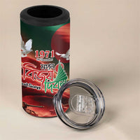 Bangladesh Victory Day Personalized 4 in 1 Can Cooler Tumbler Since 1971 with Flag Art LT9 - Wonder Print Shop