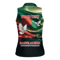 Bangladesh Victory Day Personalized Women Sleeveless Polo Shirt Since 1971 with Flag Art - Wonder Print Shop