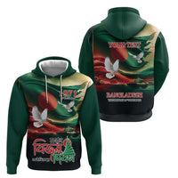 Bangladesh Victory Day Personalized Zip Hoodie Since 1971 with Flag Art - Wonder Print Shop
