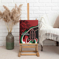 Happy Jamhuri Day Kenya Canvas Wall Art Kenyan Lion and Maasai Shield LT9 - Wonder Print Shop