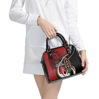 Happy Jamhuri Day Kenya Shoulder Handbag Kenyan Lion and Maasai Shield