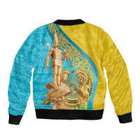 Issyk Mystery Kazakhstan Golden Man Bomber Jacket LT9 - Wonder Print Shop