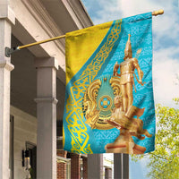 Issyk Mystery Kazakhstan Golden Man Garden Flag - Wonder Print Shop
