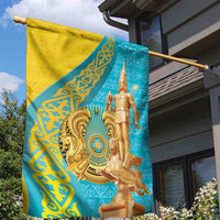 Issyk Mystery Kazakhstan Golden Man Garden Flag - Wonder Print Shop