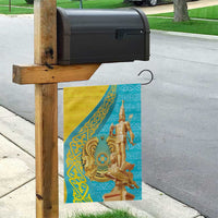 Issyk Mystery Kazakhstan Golden Man Garden Flag - Wonder Print Shop