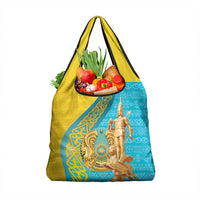 Issyk Mystery Kazakhstan Golden Man Grocery Bag