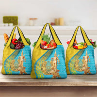 Issyk Mystery Kazakhstan Golden Man Grocery Bag