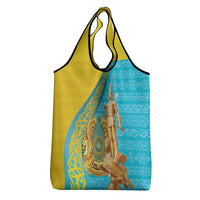 Issyk Mystery Kazakhstan Golden Man Grocery Bag