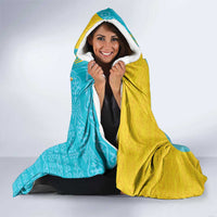Issyk Mystery Kazakhstan Golden Man Hooded Blanket