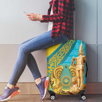 Issyk Mystery Kazakhstan Golden Man Luggage Cover - Wonder Print Shop