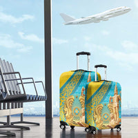 Issyk Mystery Kazakhstan Golden Man Luggage Cover - Wonder Print Shop