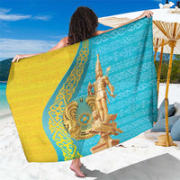 Issyk Mystery Kazakhstan Golden Man Sarong - Wonder Print Shop