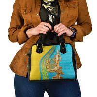 Issyk Mystery Kazakhstan Golden Man Shoulder Handbag