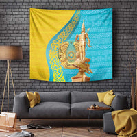 Issyk Mystery Kazakhstan Golden Man Tapestry - Wonder Print Shop