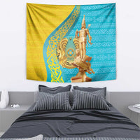 Issyk Mystery Kazakhstan Golden Man Tapestry - Wonder Print Shop