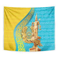 Issyk Mystery Kazakhstan Golden Man Tapestry - Wonder Print Shop