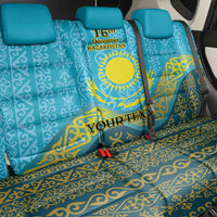 Kazakhstan Independence Day Personalized Back Car Seat Cover 16 December with Kazakh Pattern LT9 - Wonder Print Shop