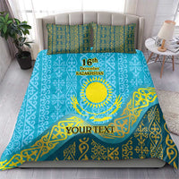Kazakhstan Independence Day Personalized Bedding Set 16 December with Kazakh Pattern LT9 - Wonder Print Shop