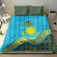 Kazakhstan Independence Day Personalized Bedding Set 16 December with Kazakh Pattern LT9 - Wonder Print Shop