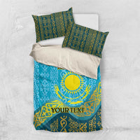 Kazakhstan Independence Day Personalized Bedding Set 16 December with Kazakh Pattern LT9 - Wonder Print Shop