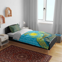 Kazakhstan Independence Day Personalized Bedding Set 16 December with Kazakh Pattern LT9 - Wonder Print Shop