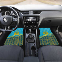 Kazakhstan Independence Day Personalized Car Mats 16 December with Kazakh Pattern LT9 - Wonder Print Shop