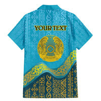 Kazakhstan Independence Day Personalized Family Matching Mermaid Dress and Hawaiian Shirt 16 December with Kazakh Pattern LT9 - Wonder Print Shop