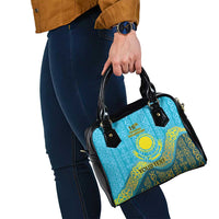 Kazakhstan Independence Day Personalized Shoulder Handbag 16 December with Kazakh Pattern