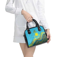 Kazakhstan Independence Day Personalized Shoulder Handbag 16 December with Kazakh Pattern