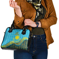 Kazakhstan Independence Day Personalized Shoulder Handbag 16 December with Kazakh Pattern
