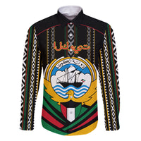 Kuwait Hawk of Quraish With Al Sadu Pattern Personalized Family Matching Long Sleeve Bodycon Dress and Hawaiian Shirt LT9 - Wonder Print Shop