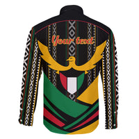 Kuwait Hawk of Quraish With Al Sadu Pattern Personalized Family Matching Off Shoulder Short Dress and Hawaiian Shirt LT9 - Wonder Print Shop