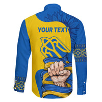 Ukraine Ukraine Folk Patterns Unity Day Personalized Family Matching Long Sleeve Bodycon Dress and Hawaiian Shirt LT9 - Wonder Print Shop