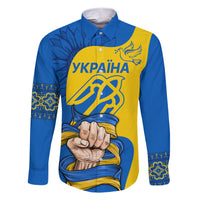 Ukraine Ukraine Folk Patterns Unity Day Personalized Family Matching Short Sleeve Bodycon Dress and Hawaiian Shirt - Wonder Print Shop