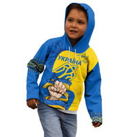 Ukraine Ukraine Folk Patterns Unity Day Personalized Kid Hoodie - Wonder Print Shop