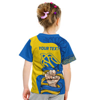 Ukraine Ukraine Folk Patterns Unity Day Personalized Kid T Shirt - Wonder Print Shop