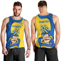Ukraine Ukraine Folk Patterns Unity Day Personalized Men Tank Top - Wonder Print Shop