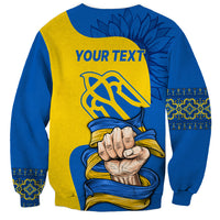 Ukraine Ukraine Folk Patterns Unity Day Personalized Sweatshirt - Wonder Print Shop