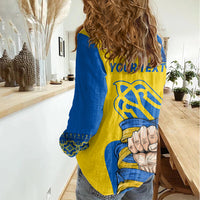 Ukraine Ukraine Folk Patterns Unity Day Personalized Women Casual Shirt - Wonder Print Shop