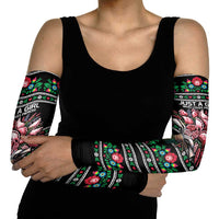 Pink Pierogi Flowers Over Dumplings Arm Sleeves