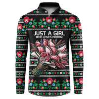 Pink Pierogi Flowers Over Dumplings Button Sweatshirt
