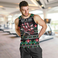 Pink Pierogi Flowers Over Dumplings Men Tank Top