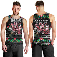 Pink Pierogi Flowers Over Dumplings Men Tank Top
