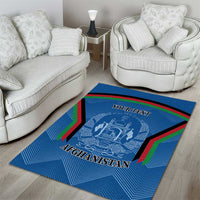 Custom Afghanistan Cricket Area Rug Afghan Coat Of Arm with Special Flag LT9 - Wonder Print Shop
